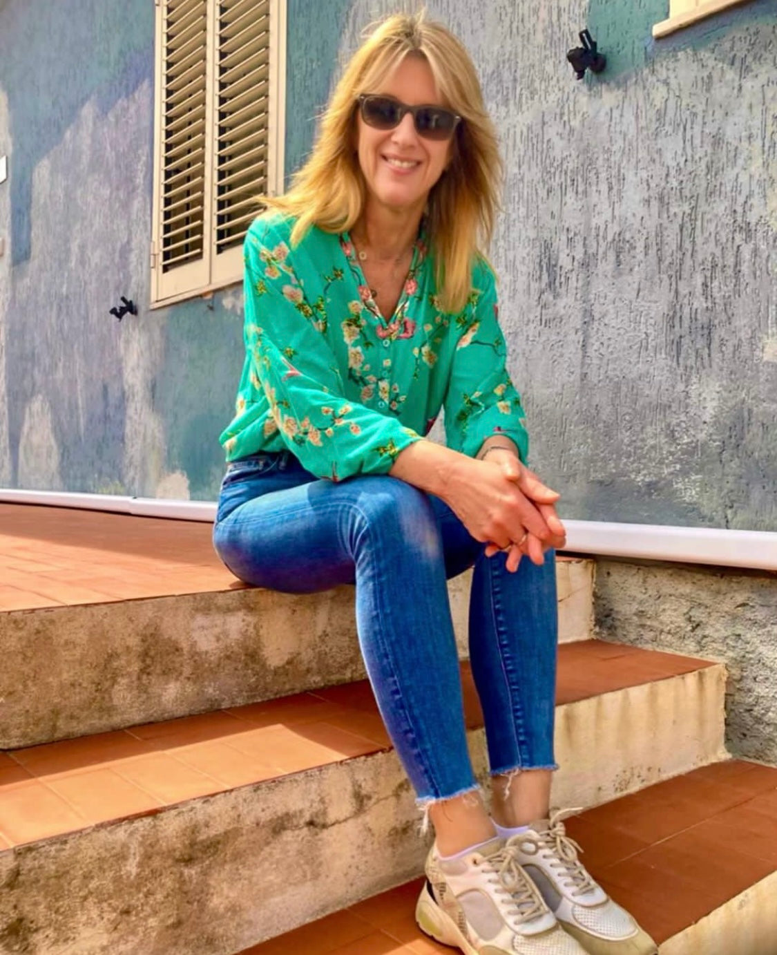 KYOTO LOUNGE SHIRT IN TURQUOISE