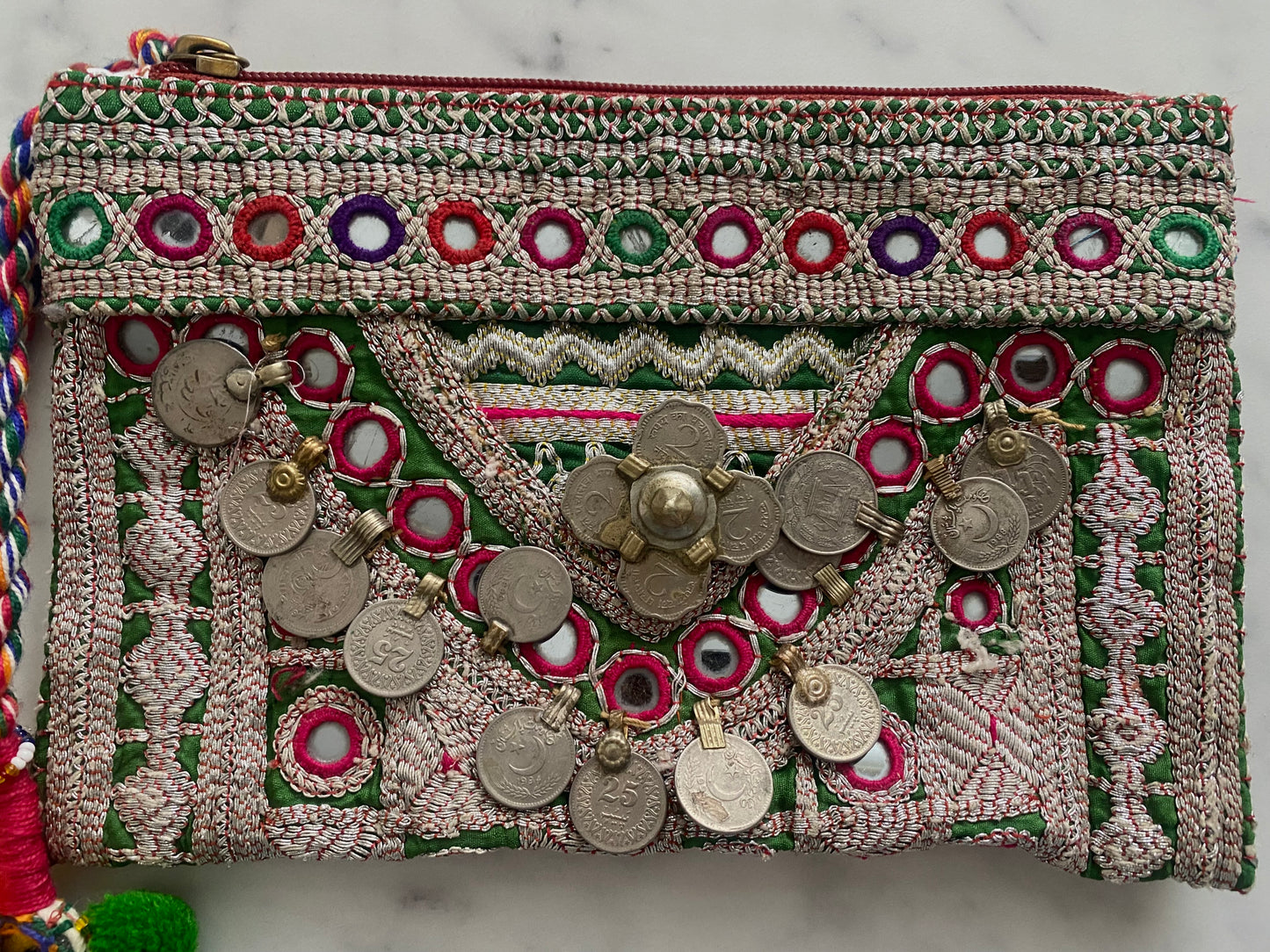 ANAND VINTAGE BANARASI CLUTCH BAG