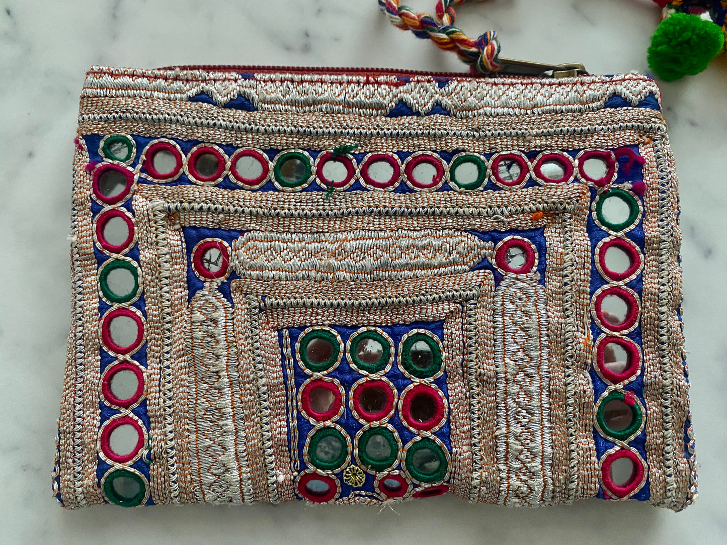LEYA VINTAGE BANARASI CLUTCH BAG