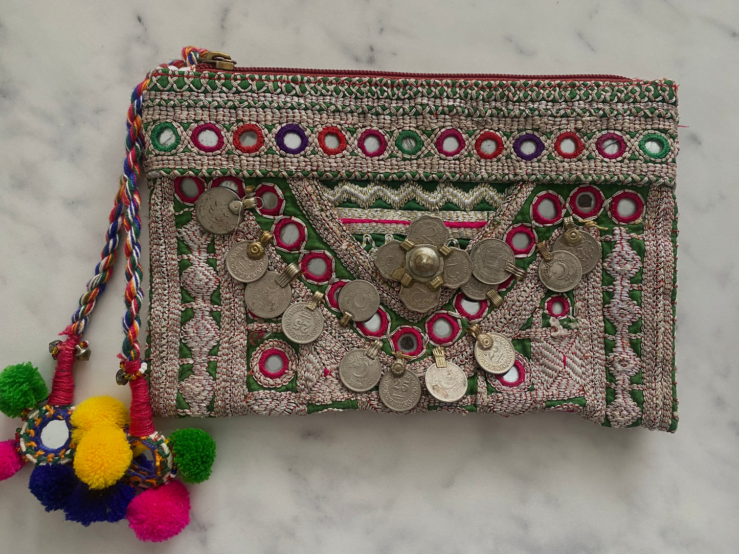 ANAND VINTAGE BANARASI CLUTCH BAG