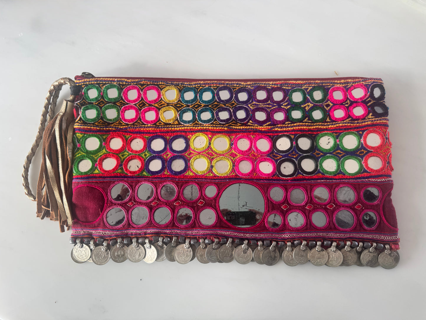 RANJITA VINTAGE BANARASI CLUTCH BAG