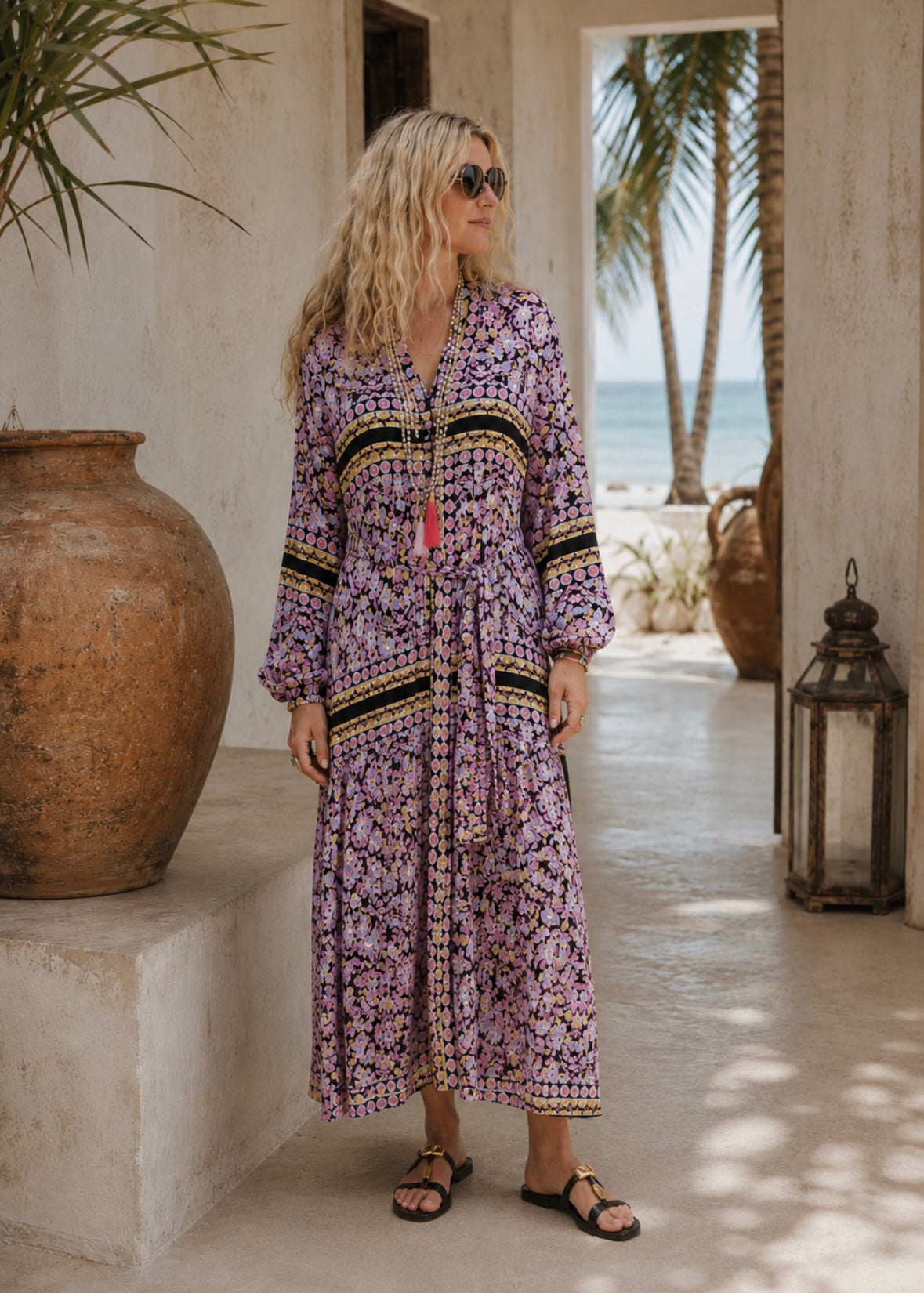 CALIFORNIA CHEMISE DRESS IN SANTA MONICA