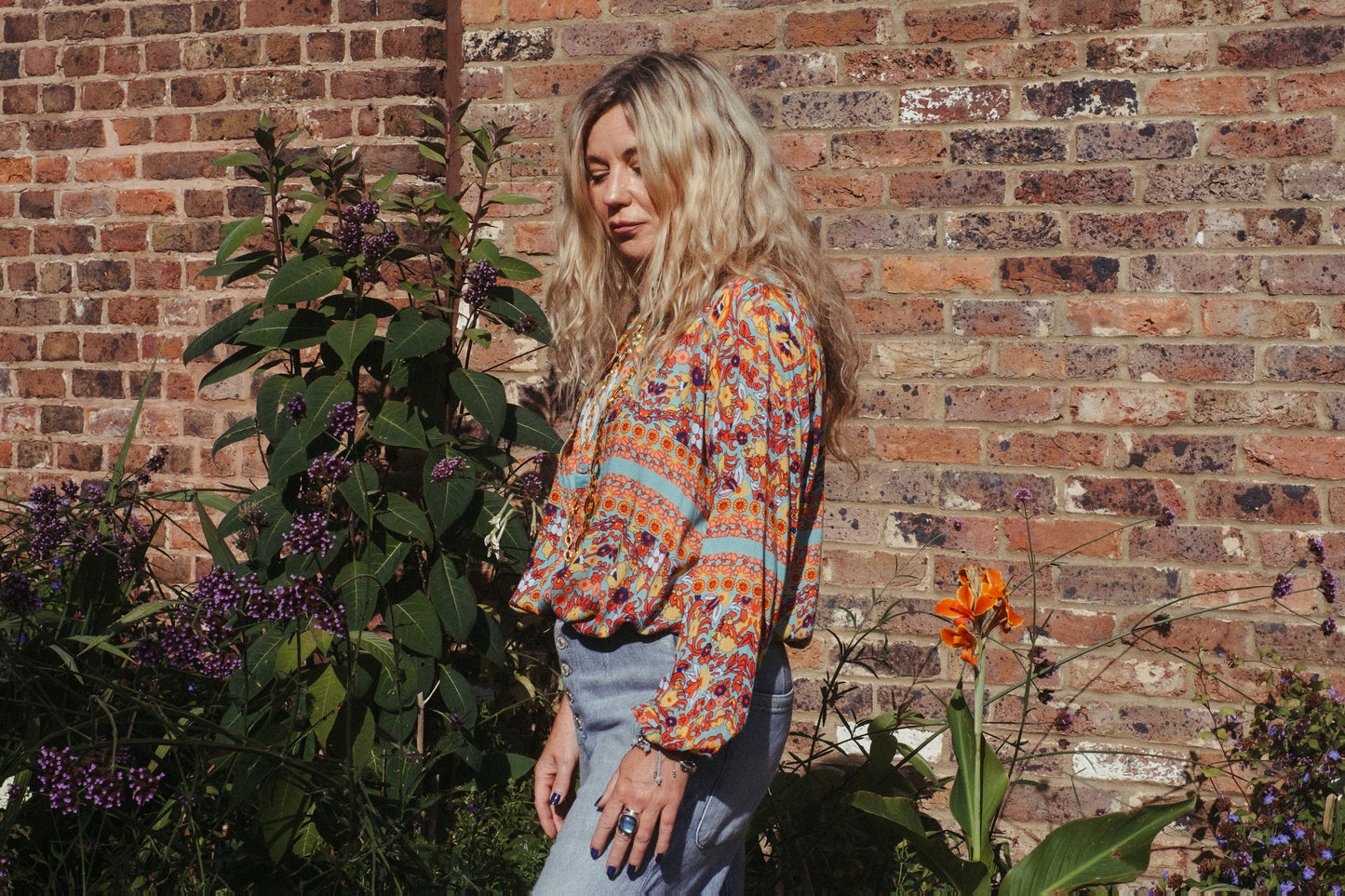 CALIFORNIA LOUNGE SHIRT IN FRANGIPANI