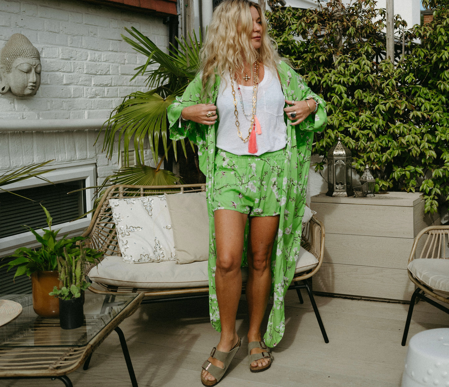 KYOTO SHORTS IN KIWI