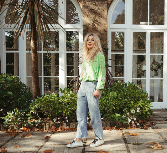 KYOTO LOUNGE SHIRT IN KIWI