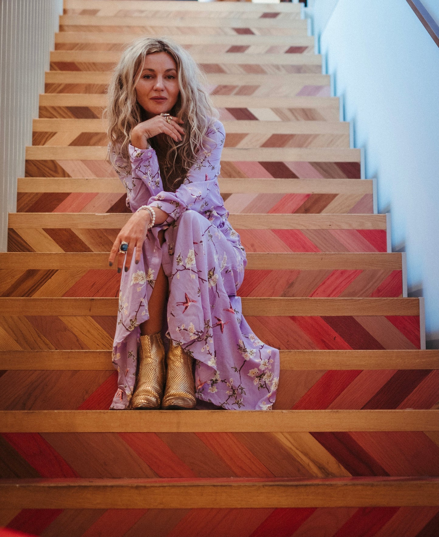 KYOTO CHEMISE DRESS WILD IRIS