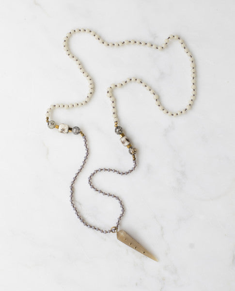 SHELLA HORN PENDANT