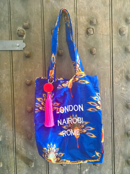 LONDON NAIROBI ROME BAG