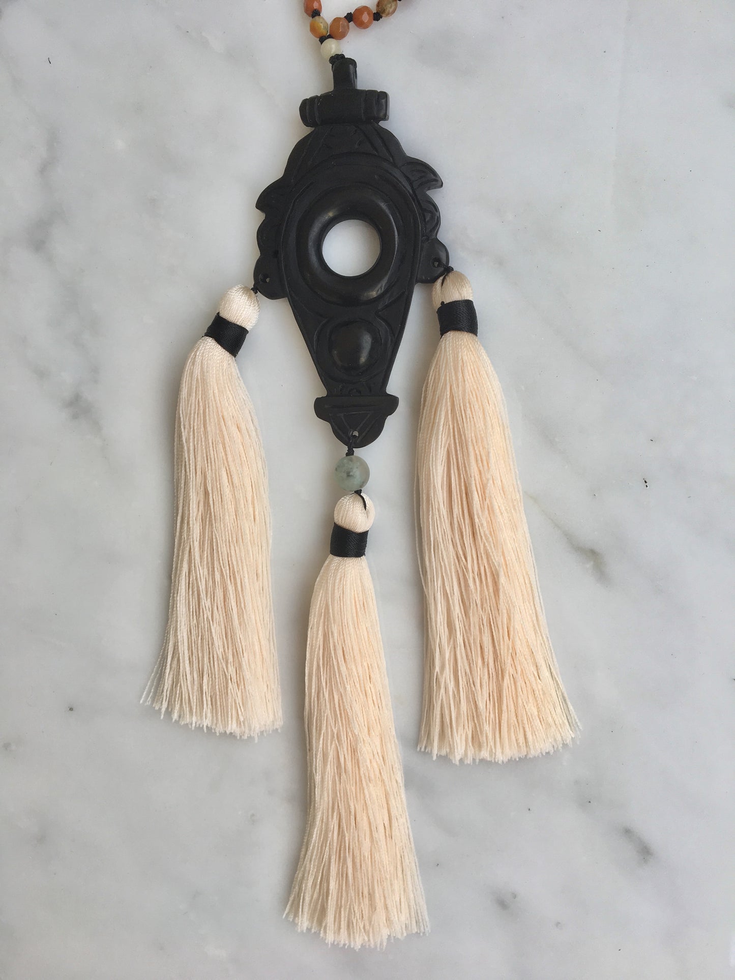 TOUREG BOHEMIAN TALISMAN THREE TASSEL