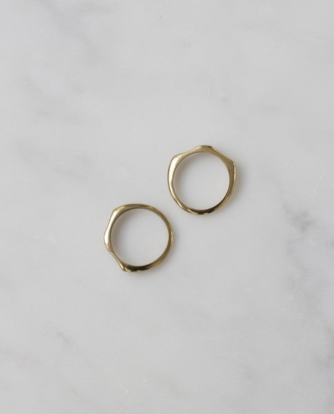 SIMPLE LAMU TALISMAN STACKER RINGS