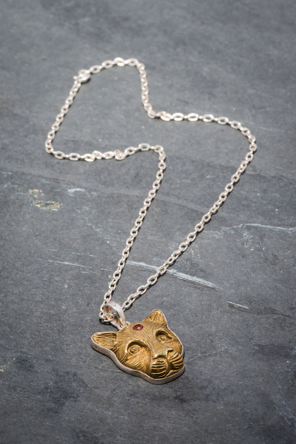 Panther head necklace Clearance