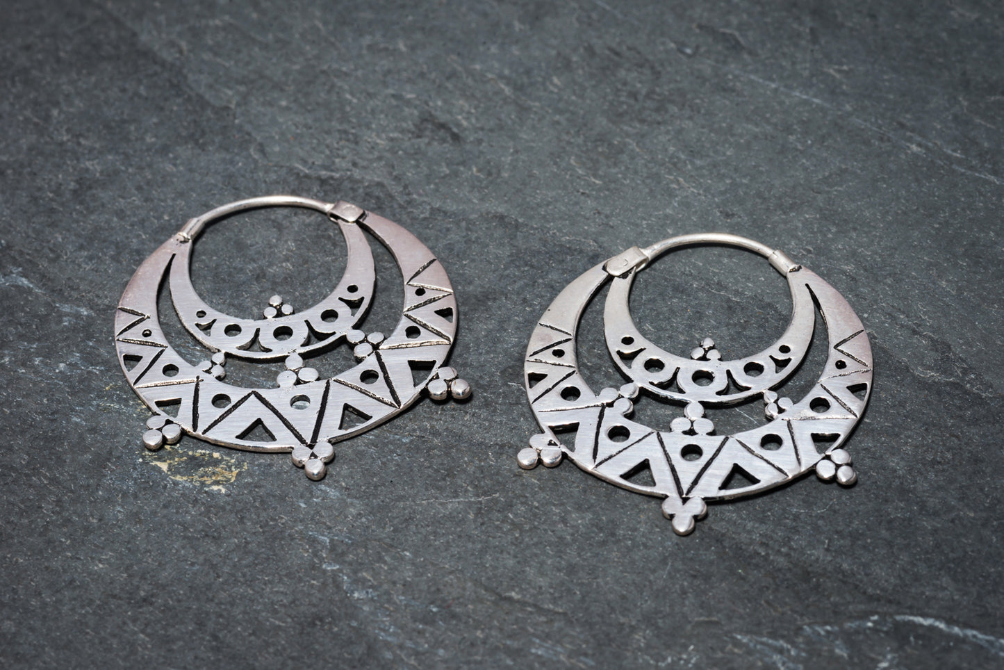 MAYA EARRINGS SILVER