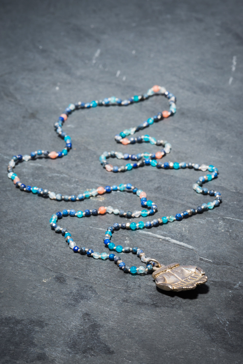 OCEAN PRAYERS HAMSA SILVER