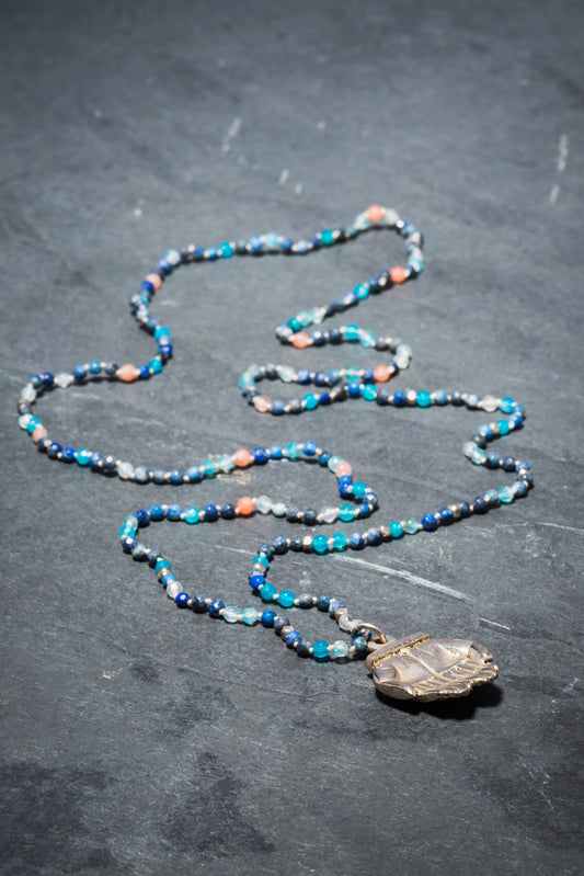 OCEAN PRAYERS HAMSA SILVER