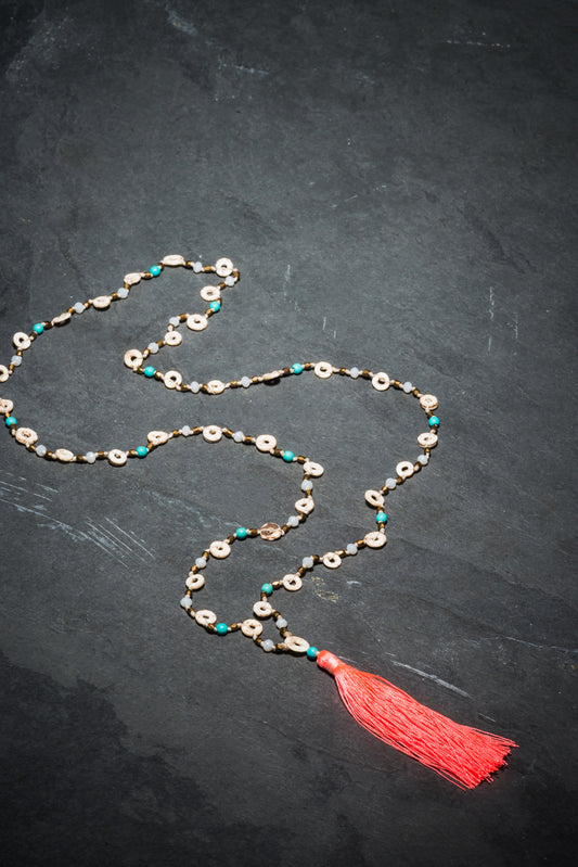 OSTRICH SHELL FINE | CORAL SEA