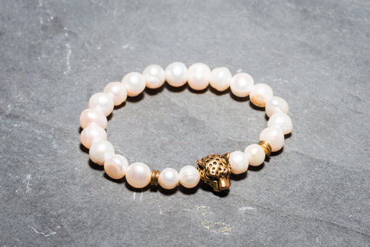 COCO PEARL LEOPARD BRACELET