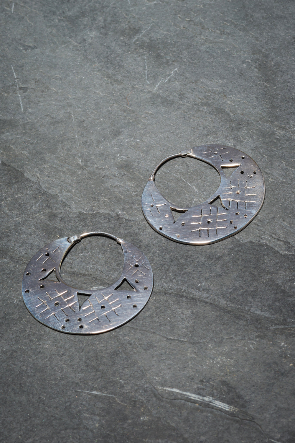 BERBER TRIBE EARRINGS SILVER