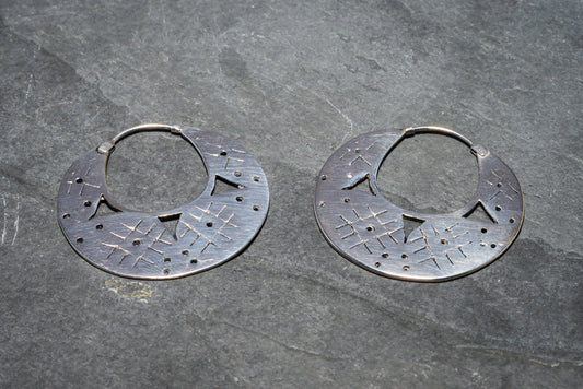 BERBER TRIBE EARRINGS SILVER