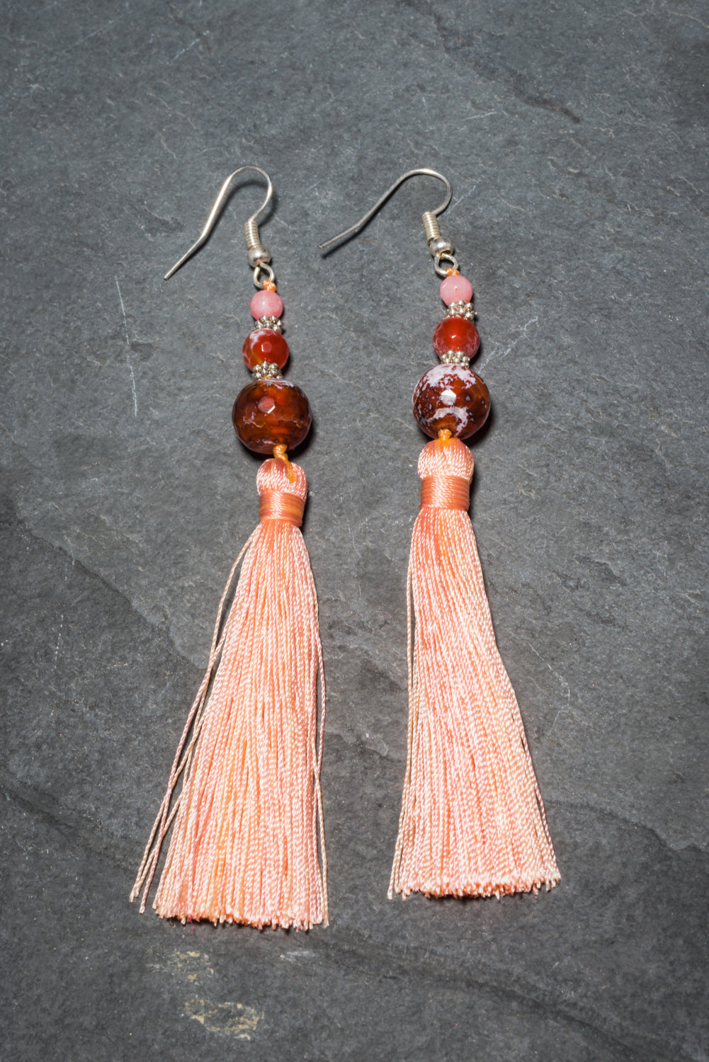 SWEET SUNSET TASSEL EARRINGS