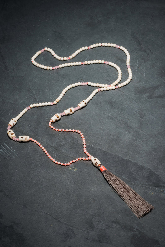 NATURE CORAL PRAYER BEAD