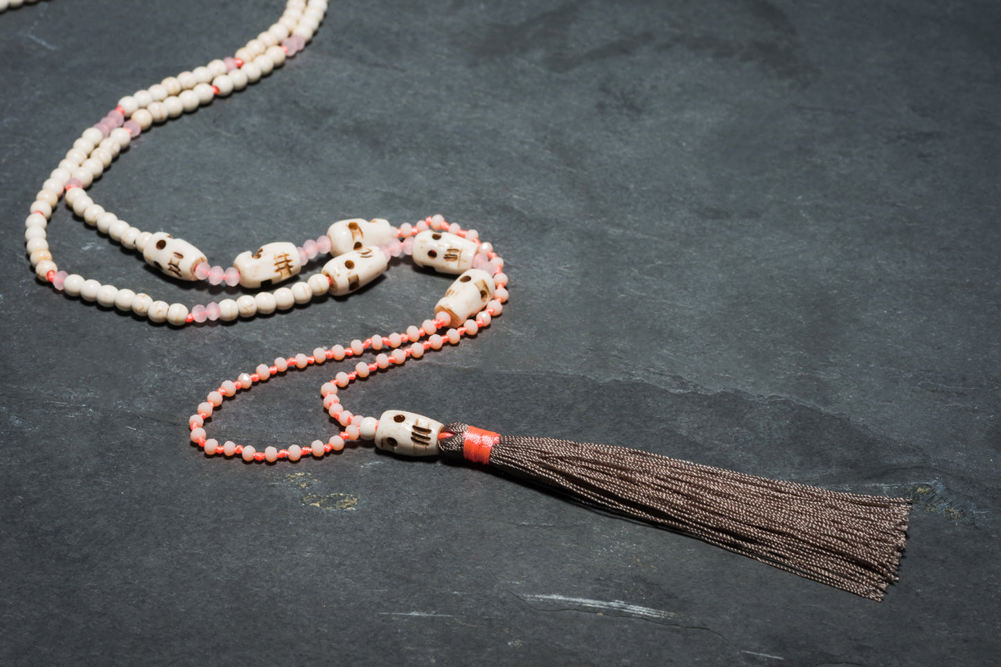 NATURE CORAL PRAYER BEAD