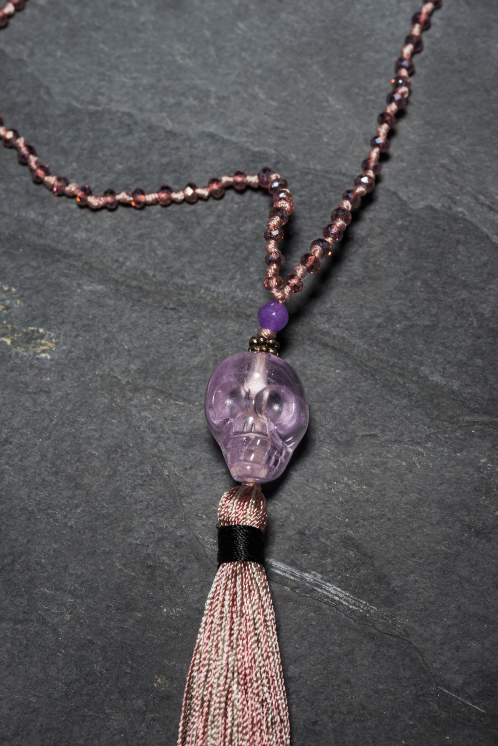 VOLCANIC AMETHYST SKULL