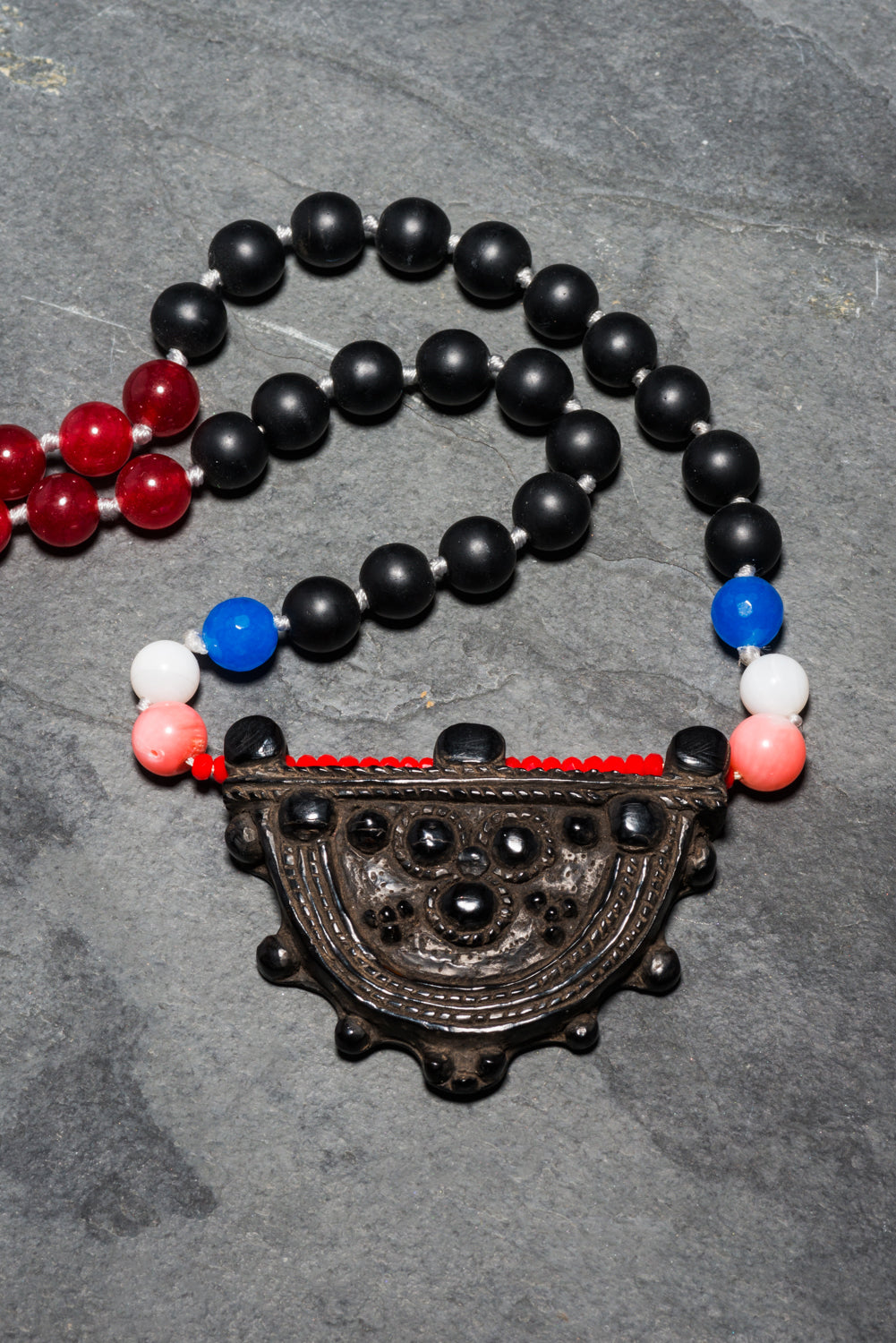 OROMO ONYX POWER NECKLACE LARGE