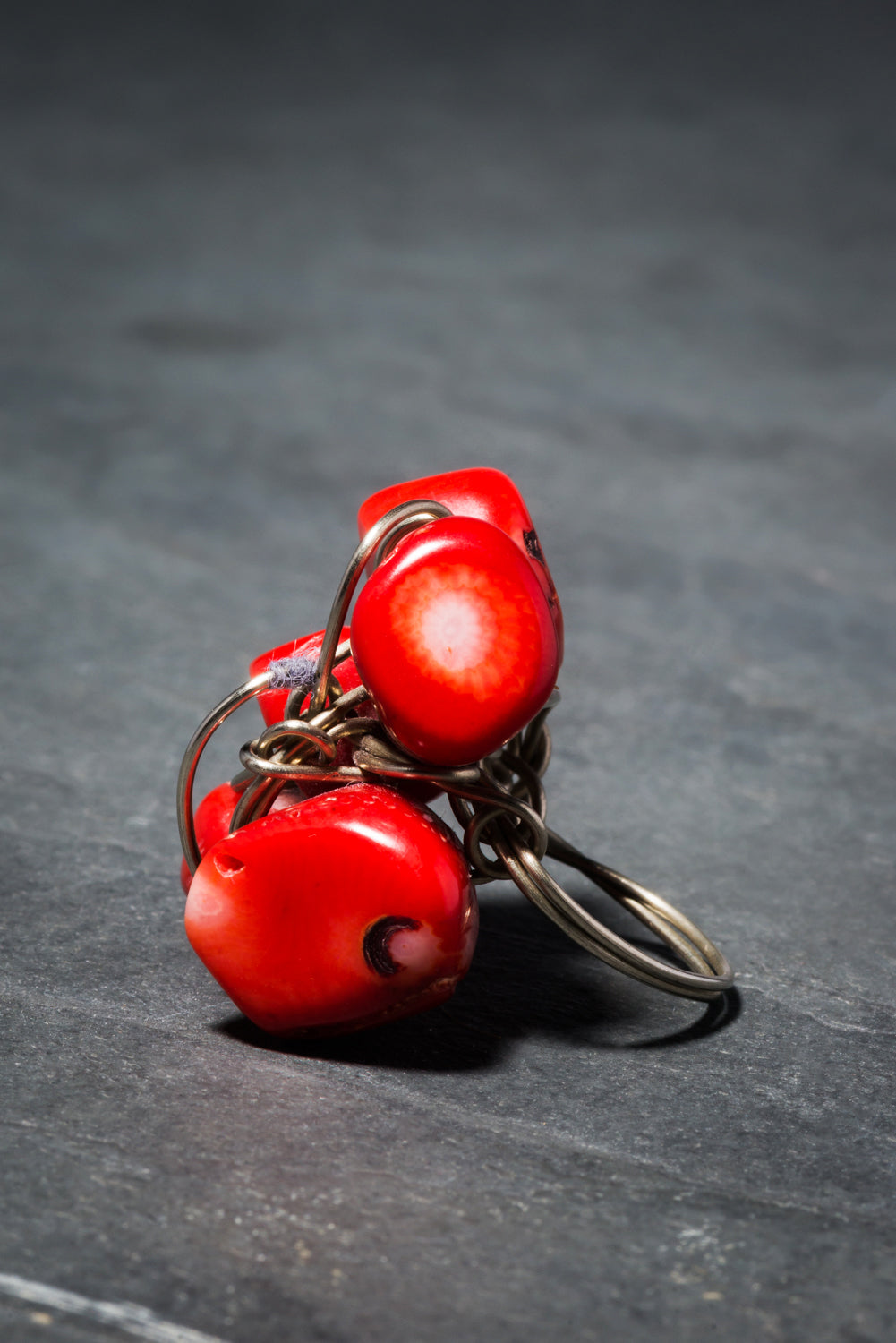 ARTISAN ONE-OFF CORAL RING
