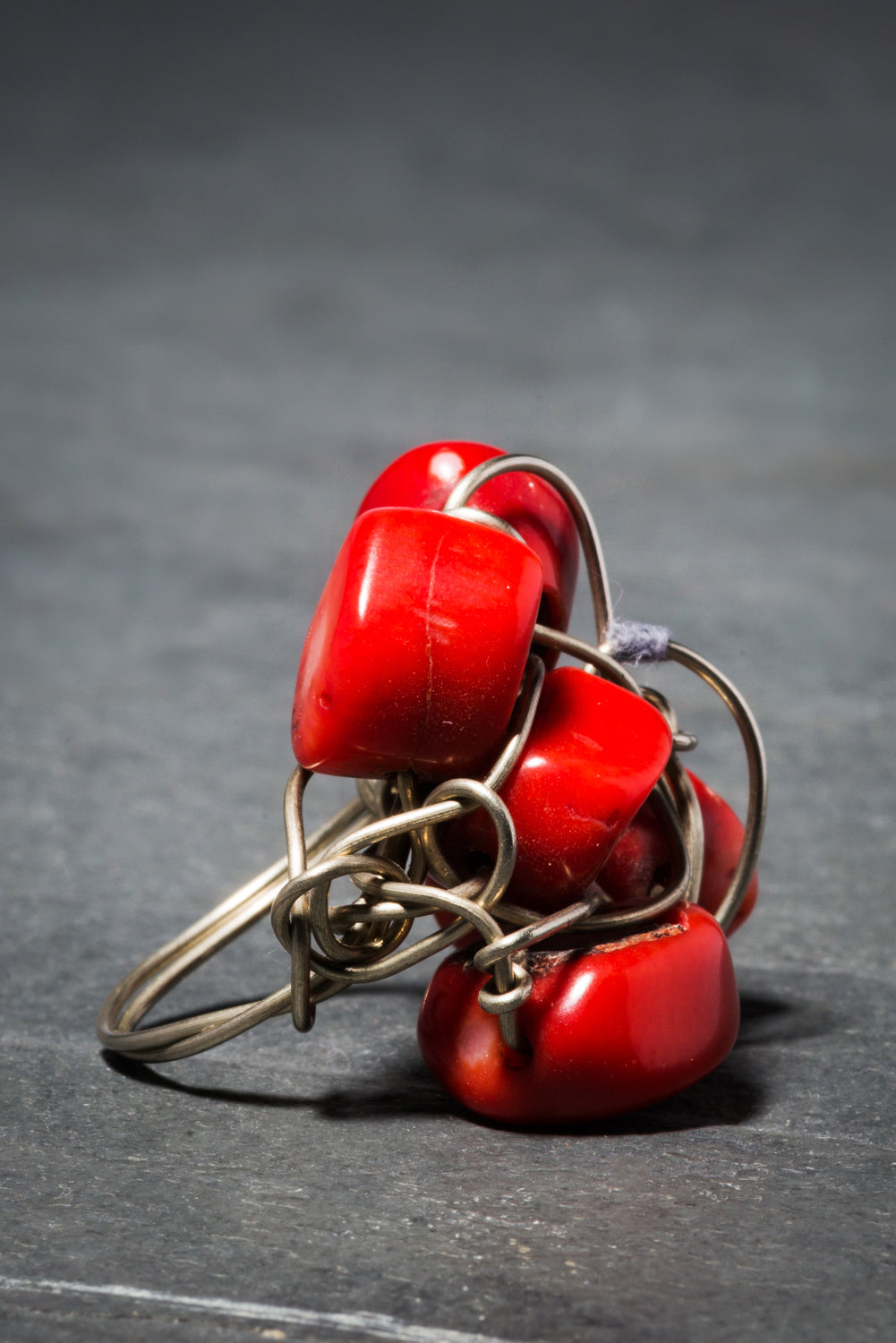 ARTISAN ONE-OFF CORAL RING