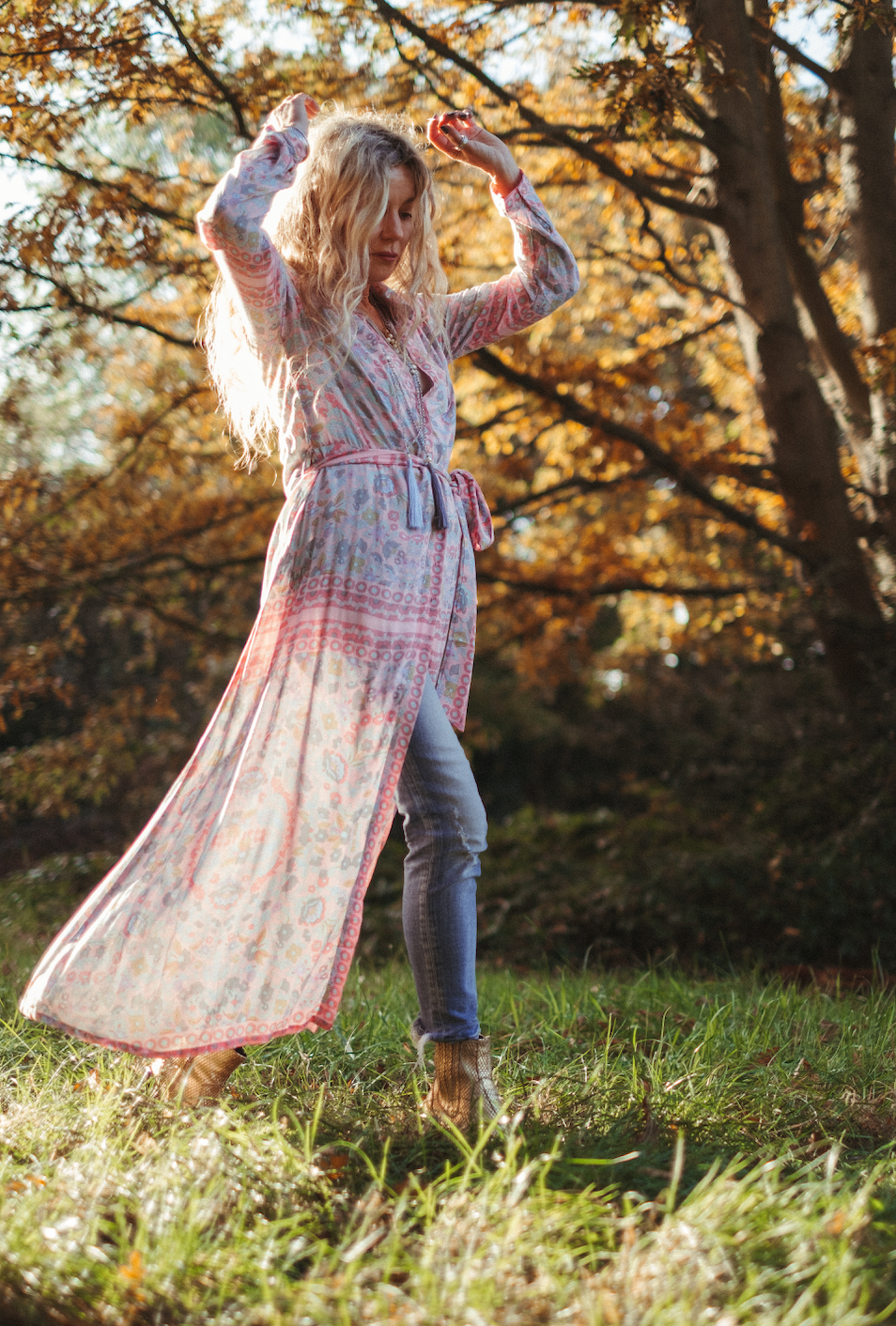 CALIFORNIA CHEMISE DRESS IN SUNDAY STROLL