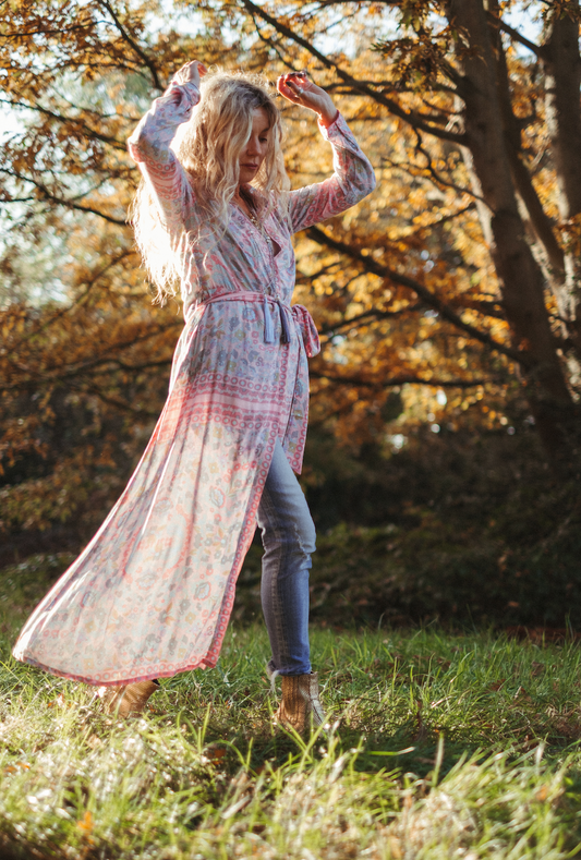 CALIFORNIA CHEMISE DRESS IN SUNDAY STROLL