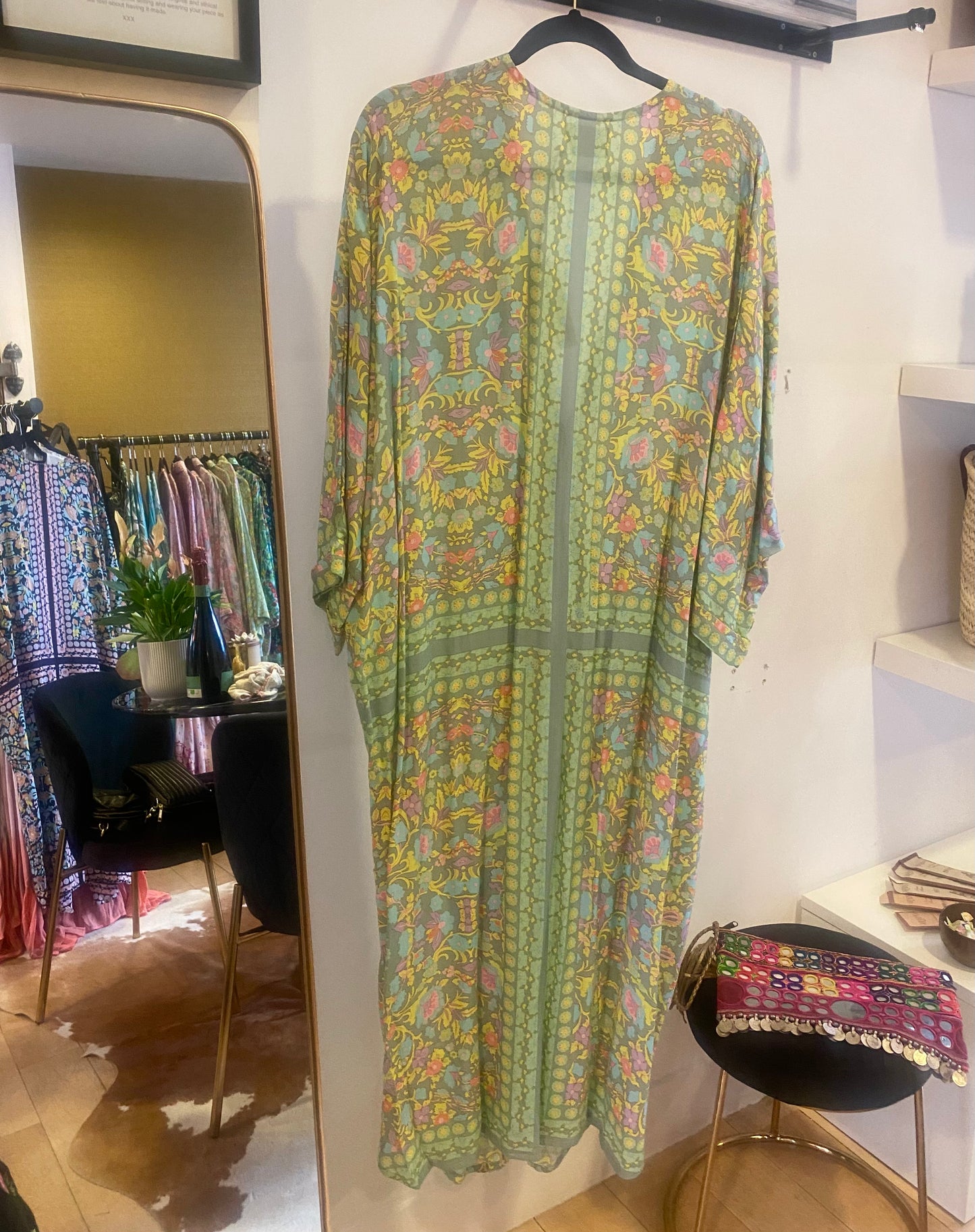 CALIFORNIA DUSTER ROBE IN GARDEN PARTY