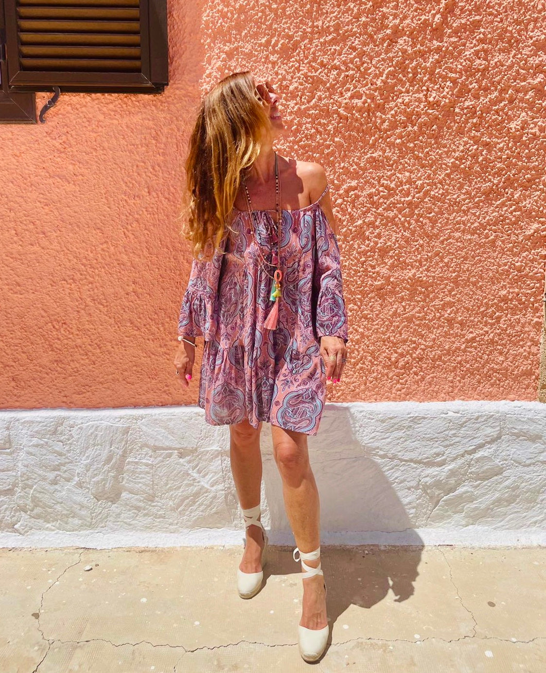 KASHMIR CARMEN DRESS (2 Colourways)