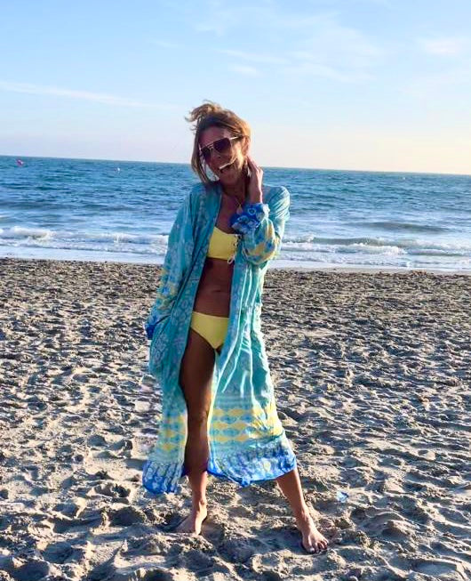 JAIPUR LONG KIMONO INDIAN OCEAN