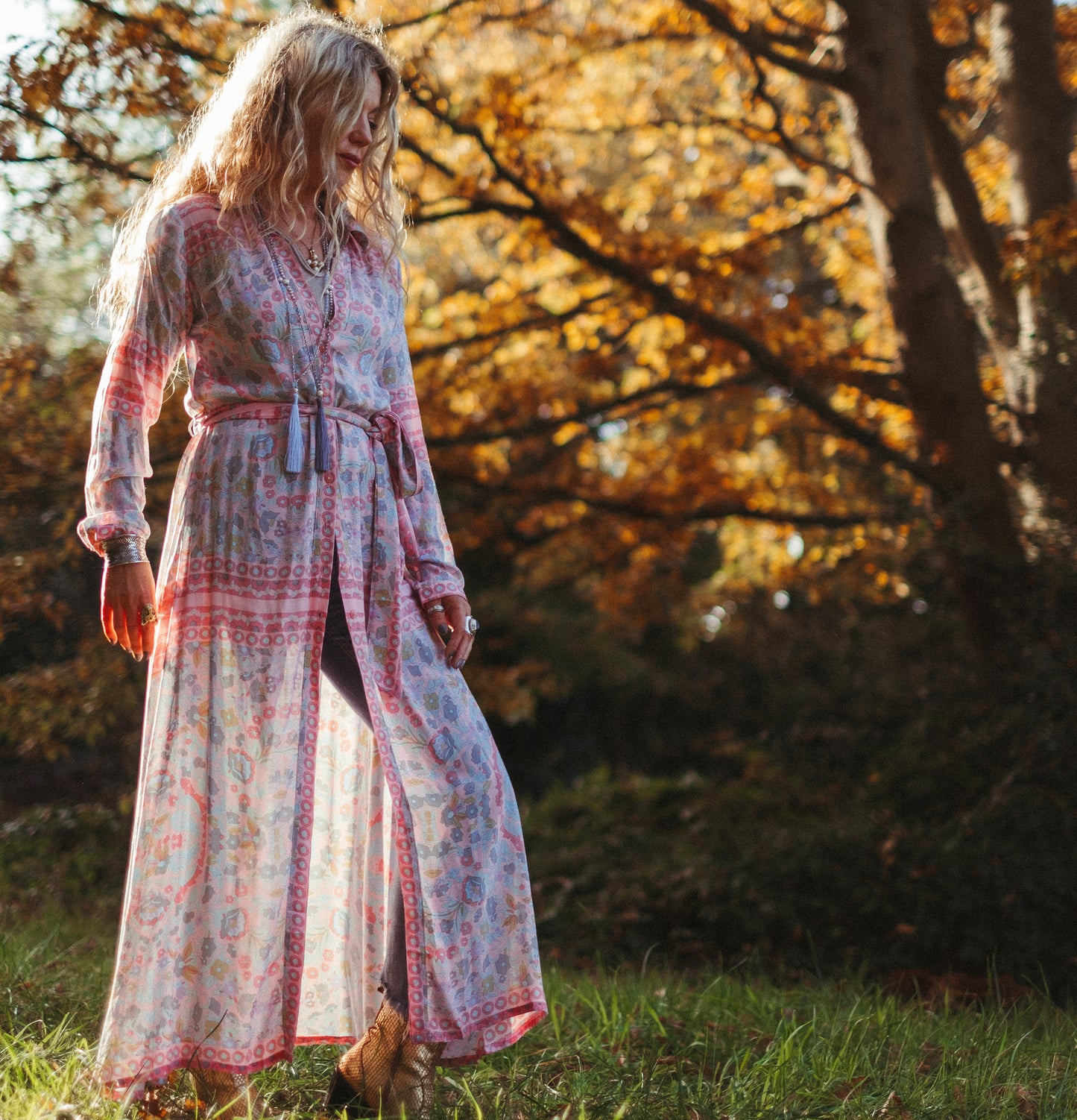 CALIFORNIA CHEMISE DRESS IN SUNDAY STROLL