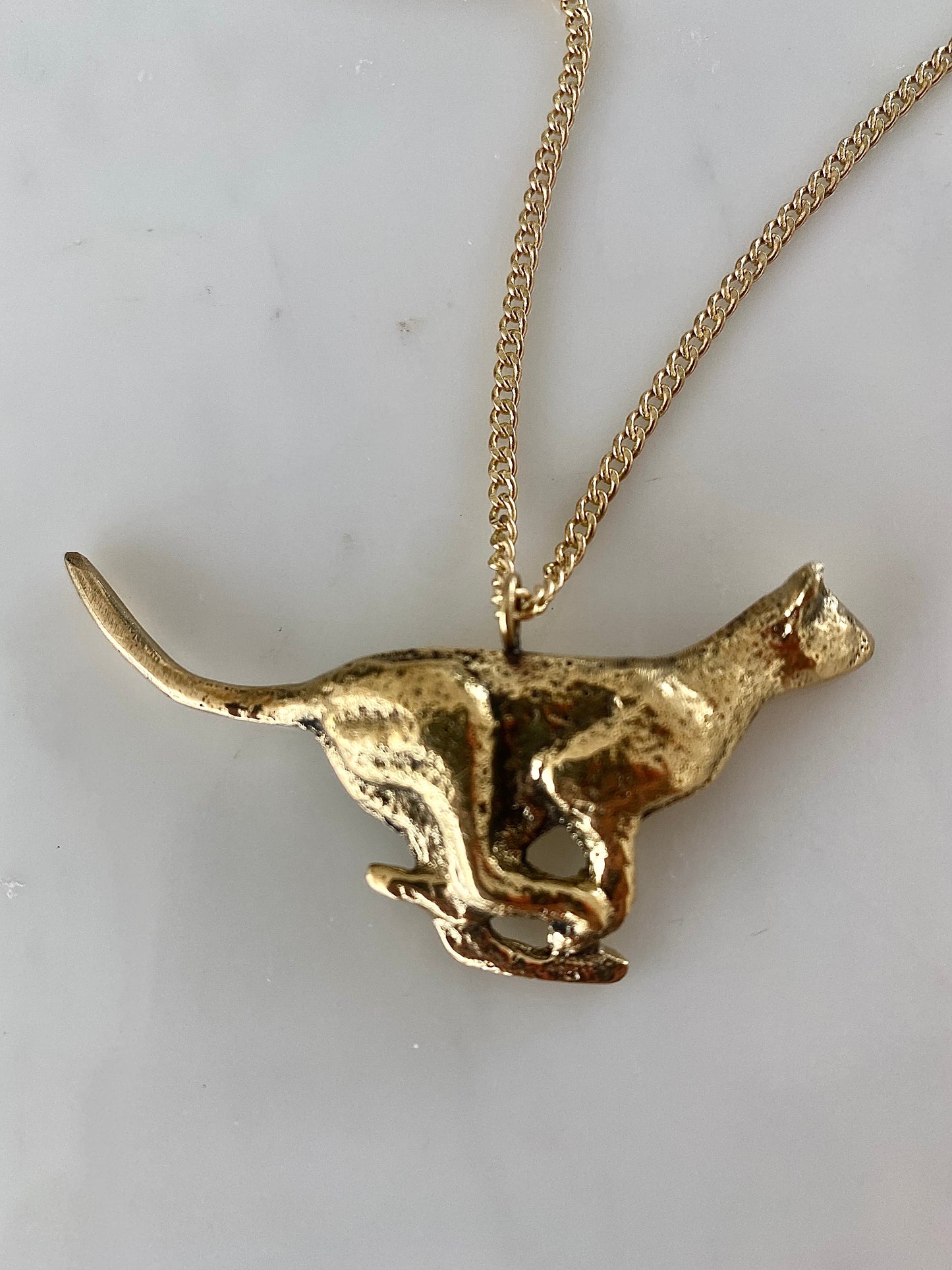 RUNNING CHEETAH PENDANT