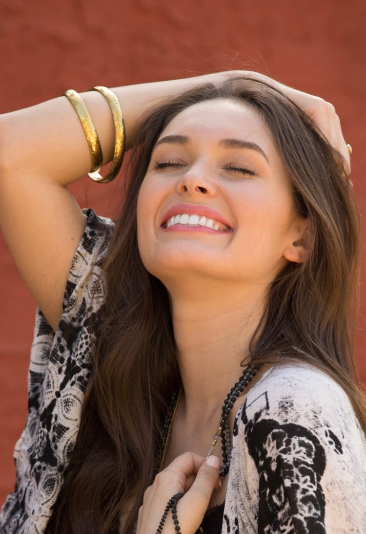 HAND HAMMERED ARM BANGLE