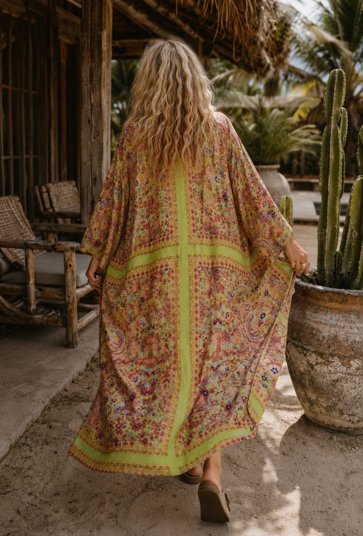 CALIFORNIA DUSTER ROBE IN TROPICS