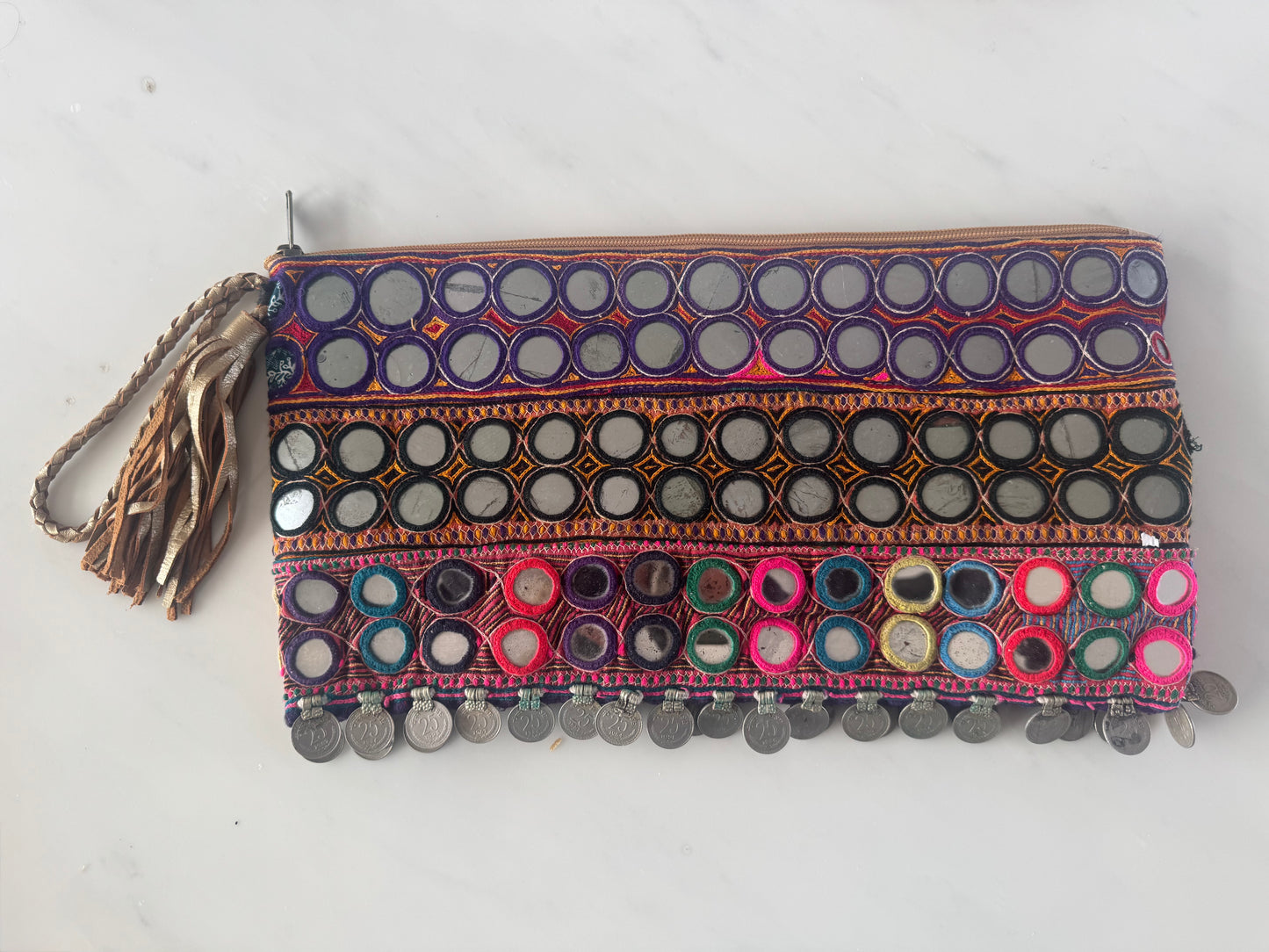 UTTAMA VINTAGE BANARASI CLUTCH BAG