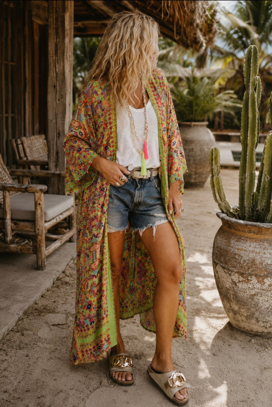 CALIFORNIA DUSTER ROBE IN TROPICS