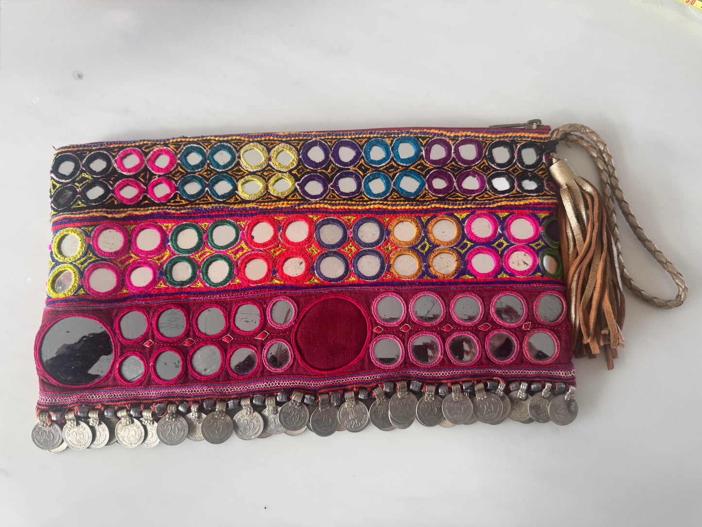 RANJITA VINTAGE BANARASI CLUTCH BAG