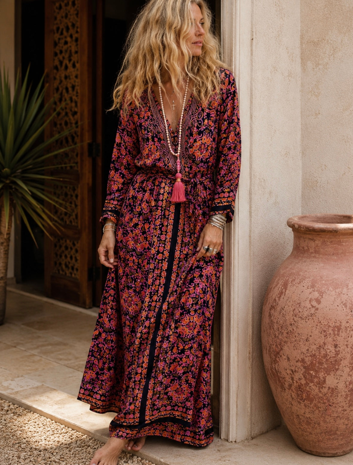 CALIFORNIA KAFTAN DRESS (3 Colourways)