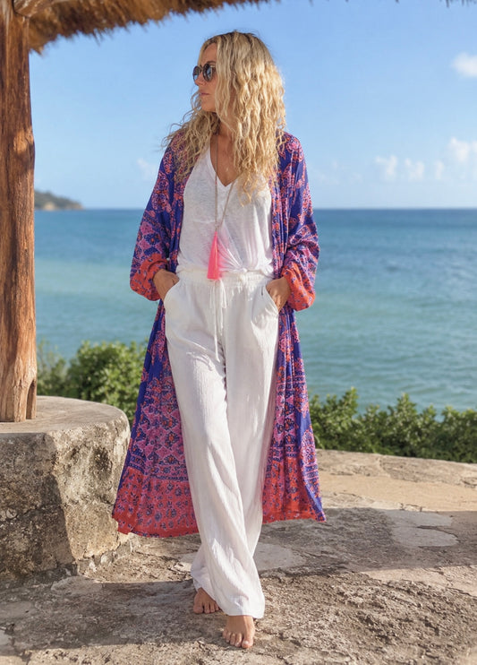 JAIPUR LONG KIMONO EXOTIQUE