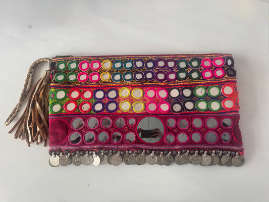 RANJITA VINTAGE BANARASI CLUTCH BAG