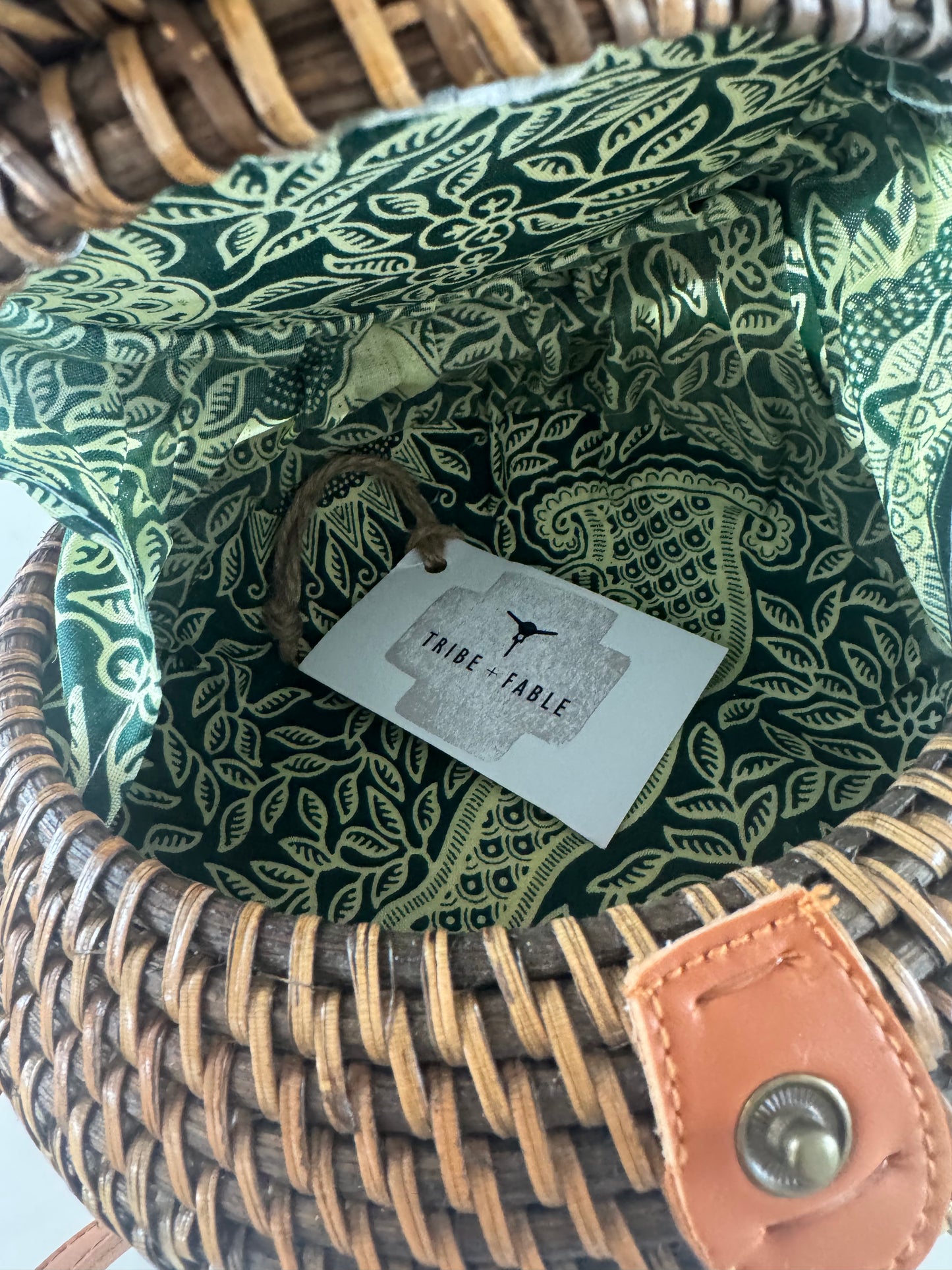 CROSS BODY RATTAN TASSEL BAG NATURE PINK