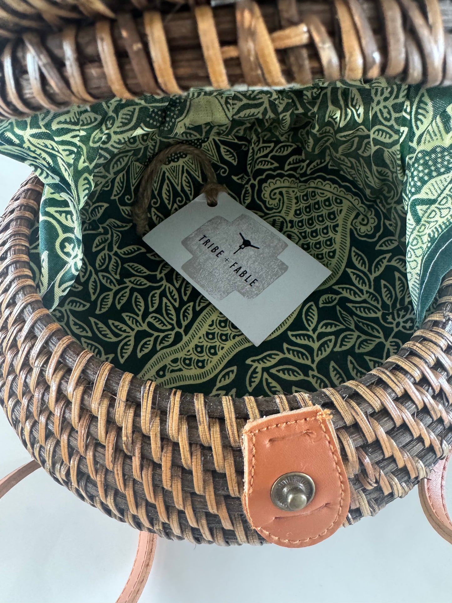 CROSS BODY RATTAN TASSEL BAG NATURE PINK