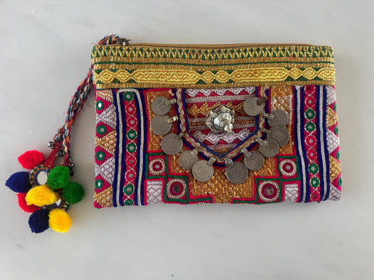 UTSAV VINTAGE BANARASI CLUTCH BAG