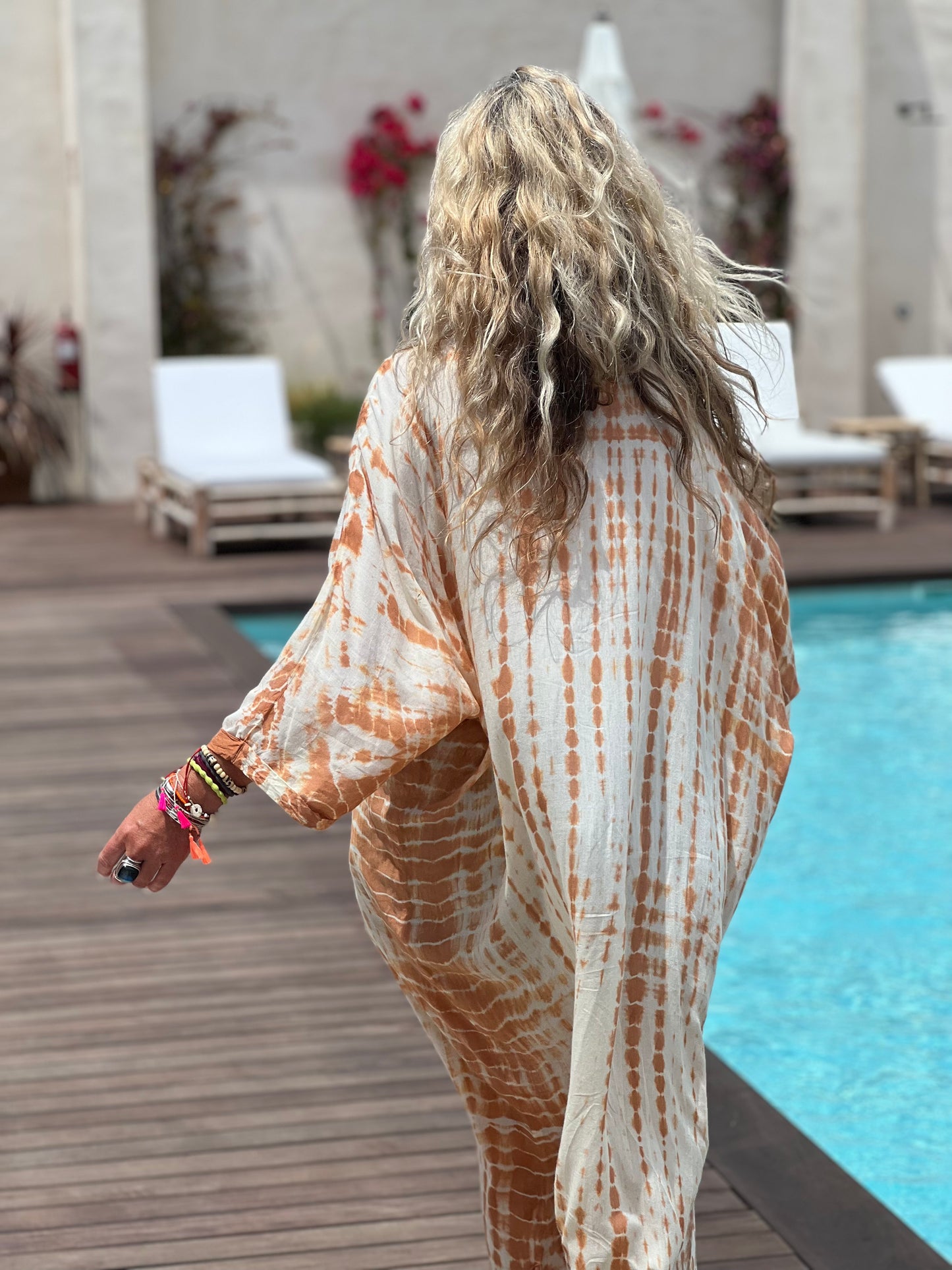 ANIMAL EMBROIDERED DUSTER ROBE