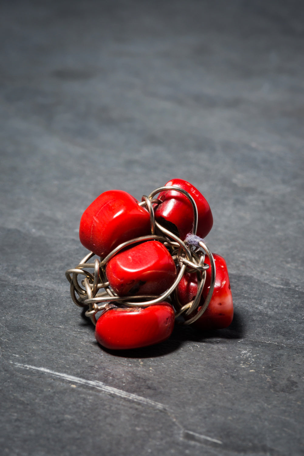 ARTISAN ONE-OFF CORAL RING