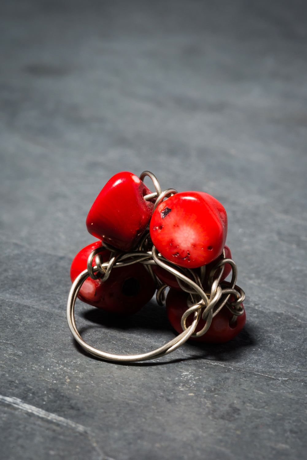 ARTISAN ONE-OFF CORAL RING